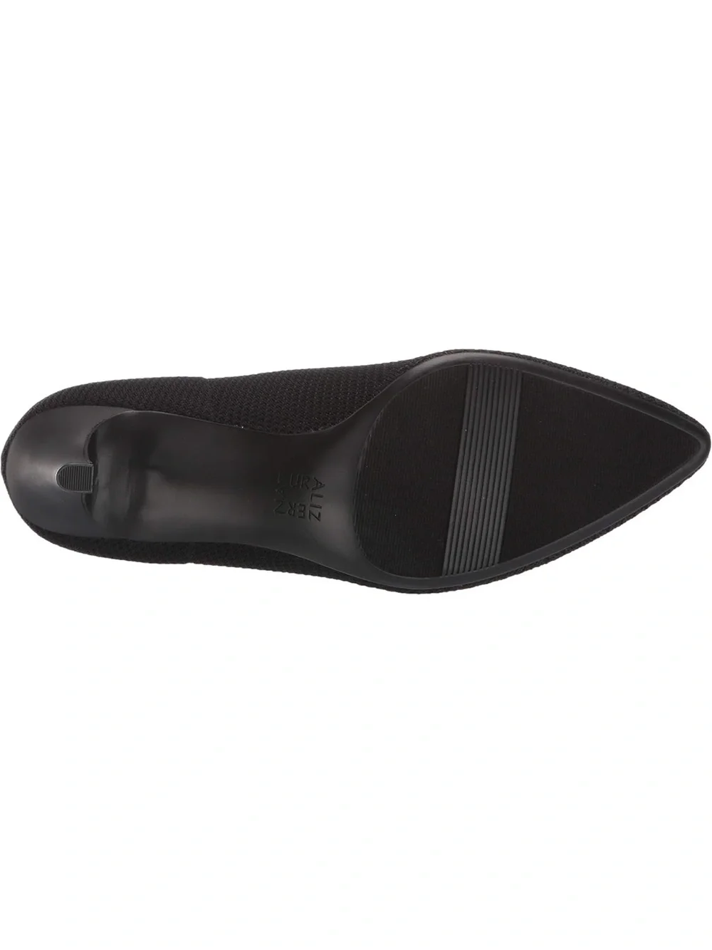 Naturalizer Black Pointed Knit Pump